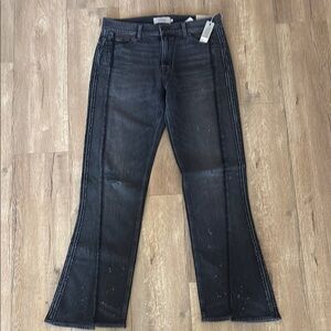 Men’s Black Flared Jeans